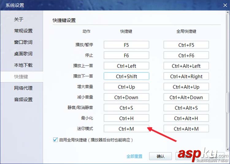 酷我音樂最小化時不能使用快捷鍵該怎么辦? 酷我音樂,最小化,快捷鍵
