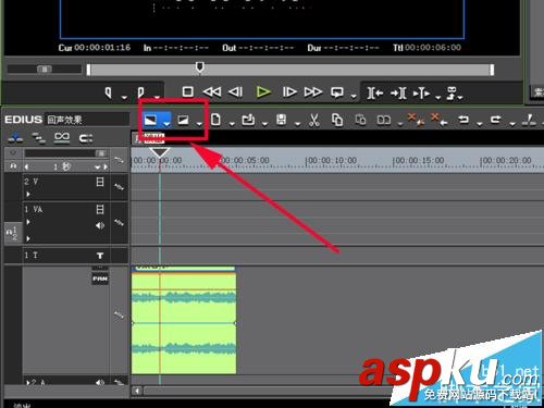 edius6中怎么制作音頻回聲效果? edius6,音頻