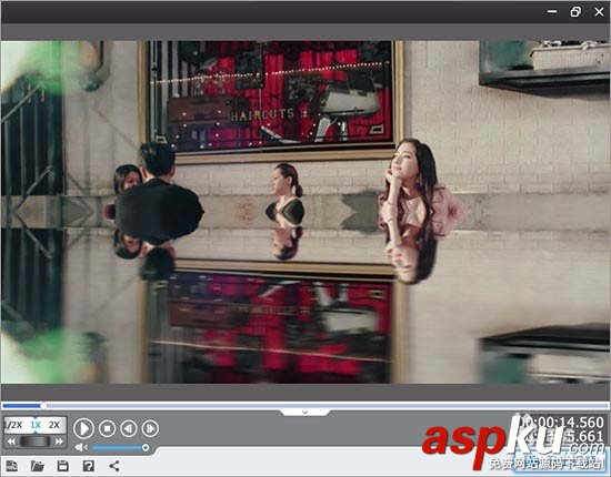 愛剪輯怎么給視頻制作水中倒影效果? 愛剪輯鏡面效果的制作方法 愛剪輯,水中倒影