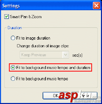 會聲會影,背景音樂