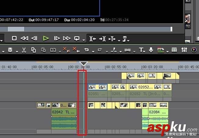 edius時間線上的素材不同軌道怎么一起移動? edius,素材,時間線