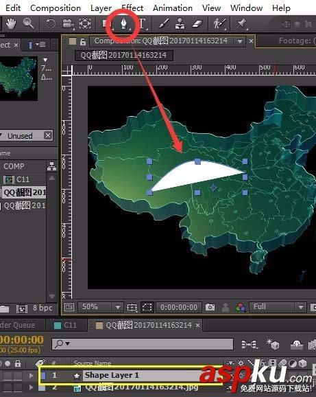ae地圖輻射線效果怎么制作? ae,地圖,輻射線