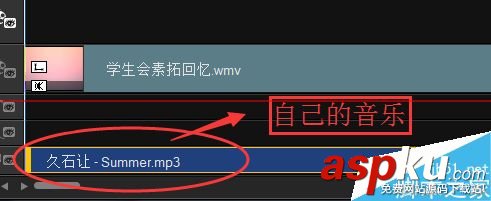 會聲會影,背景音樂