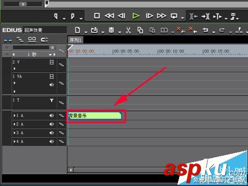 edius6中怎么制作音頻回聲效果? edius6,音頻
