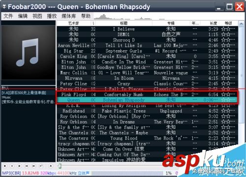 foobar2000,音頻播放器,快捷鍵