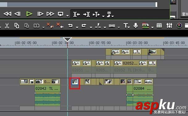 edius時間線上的素材不同軌道怎么一起移動? edius,素材,時間線