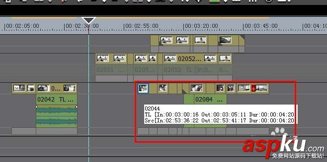 edius時間線上的素材不同軌道怎么一起移動? edius,素材,時間線