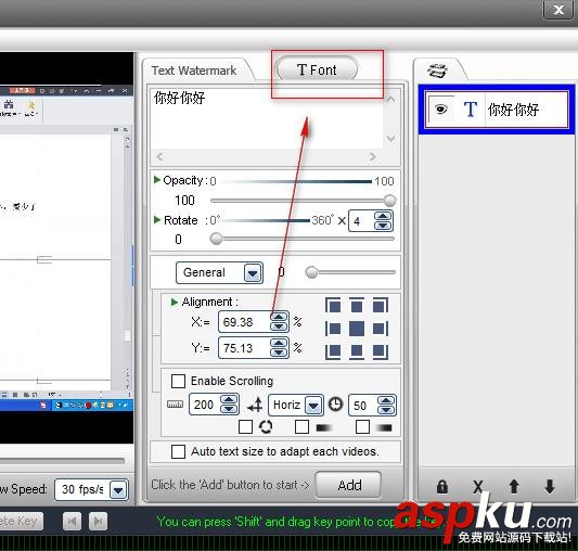 視頻,文字,VideoWatermarkPro