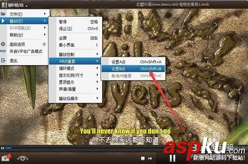 暴風影音怎么實現電影中某一段的反復播放? 暴風影音