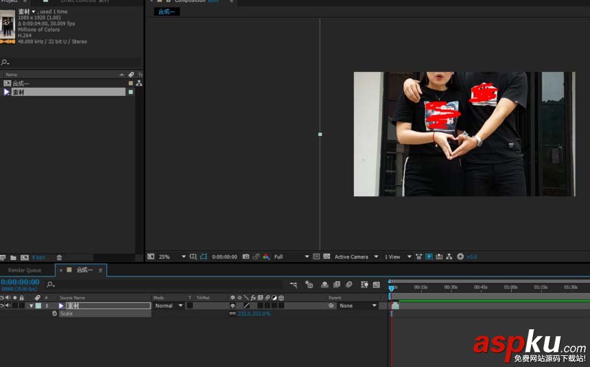 AE怎么將手機(jī)拍攝的視頻制作成在電腦上全屏觀看? AE,視頻
