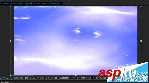 AE怎么疊加兩個視頻并將其中一個背景呈透明狀? AE,視頻