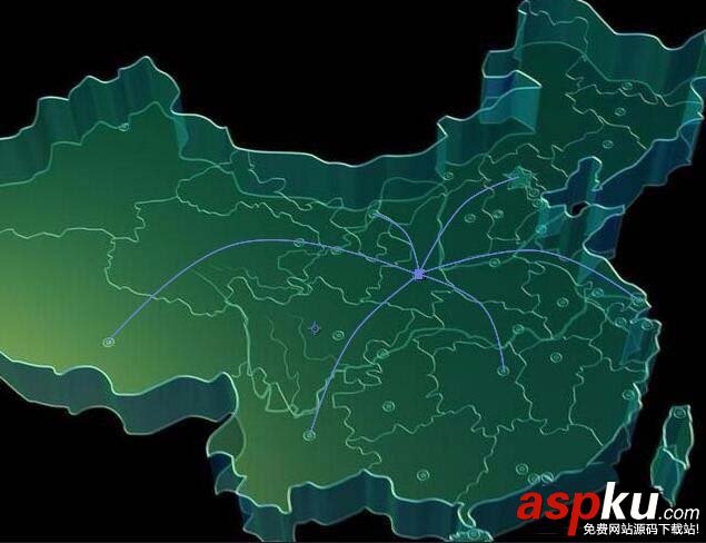 ae地圖輻射線效果怎么制作? ae,地圖,輻射線