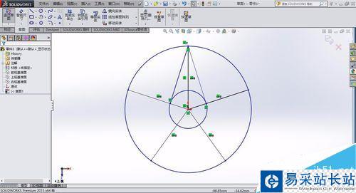 solidworks怎么繪制五角星？solidworks五角星制作教程