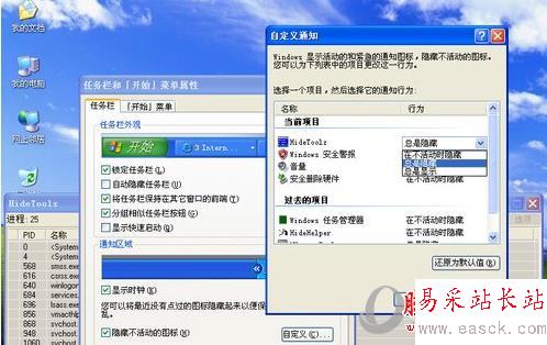 HideToolz的托盤圖標隱藏設置