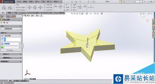 solidworks怎么繪制五角星？solidworks五角星制作教程