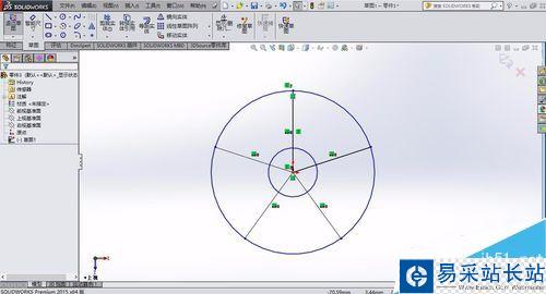 solidworks怎么繪制五角星？solidworks五角星制作教程