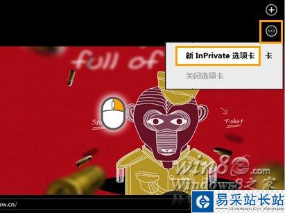 IE10 InPrivate 隱私瀏覽模式的使用