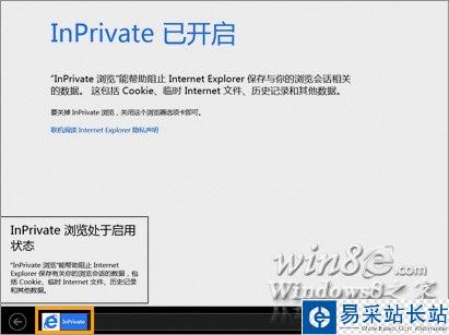 IE10 InPrivate 隱私瀏覽模式的使用