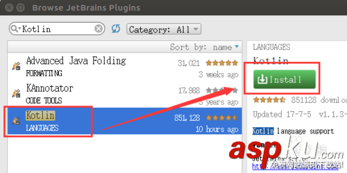 Android Studio配置Kotlin開發(fā)環(huán)境 Android Studio,Kotlin開發(fā)環(huán)境,Kotlin