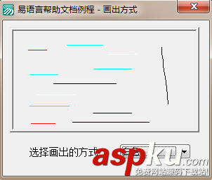 易語(yǔ)言,繪畫,畫板,畫出方式
