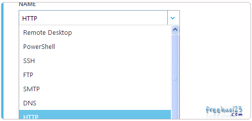 LuManager選擇常見的端口