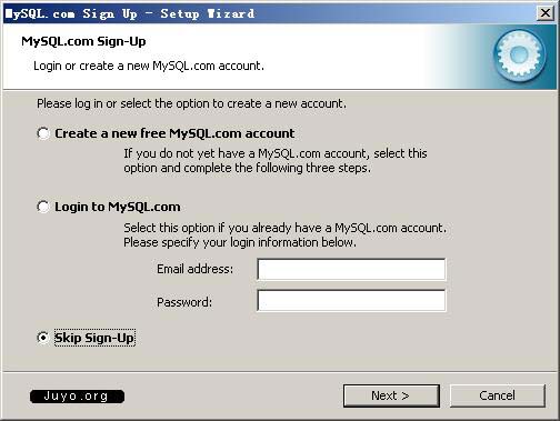 MySQL5安裝圖解八
