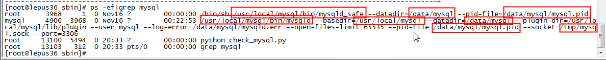 linux服務器下查看mysql的安裝信息 mysql,安裝信息,linux服務器