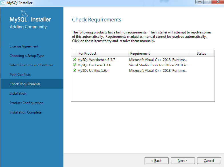 mysql,installer,community,安裝