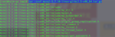 redhat安裝mysql5.7