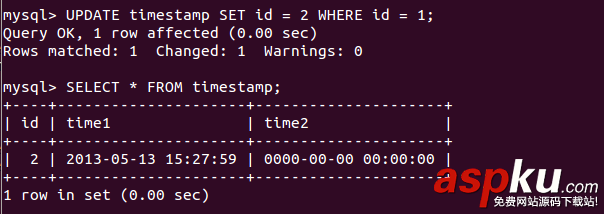 MySQL 5.6 中 TIMESTAMP 的變化分析