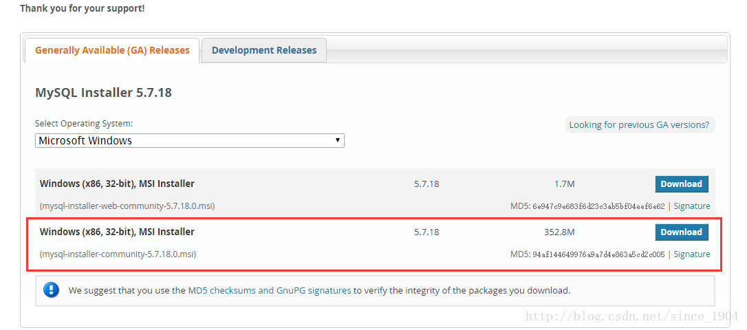 mysql5.7.18,MSI,安裝圖文教程