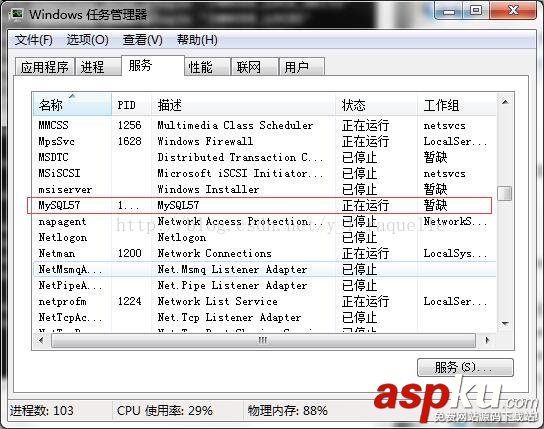 mysql5.7,服務無法啟動