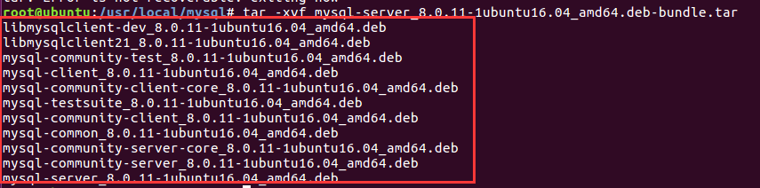 Ubuntu16.04,安裝,mysql5.7.22