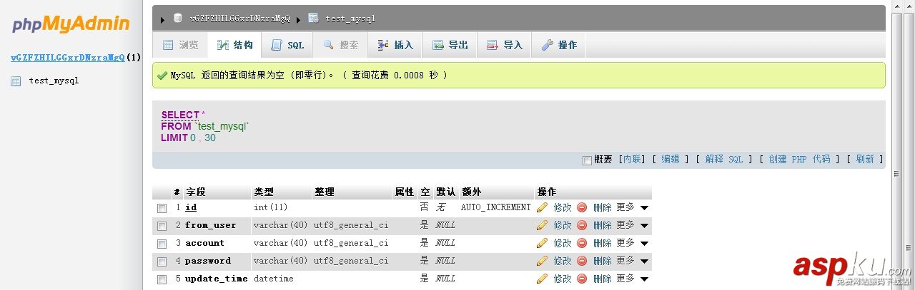 微信公眾平臺開發(fā),數(shù)據(jù)庫操作,數(shù)據(jù)庫操作詳解