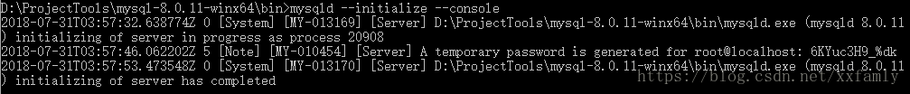 mysql,安裝配置