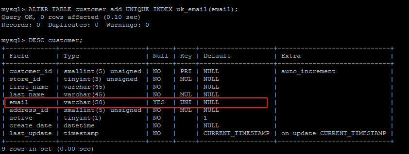 MySQL,EXPLAIN,SQL,執(zhí)行計劃