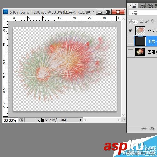 通道,煙花,背景