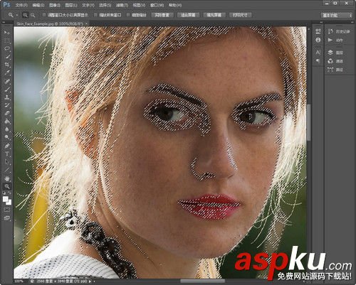 photoshop摳圖完成膚色選取方法圖文教程 摳圖,選取膚色
