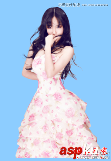 美女,照片,摳圖,背景