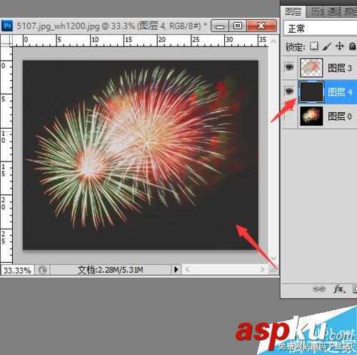通道,煙花,背景