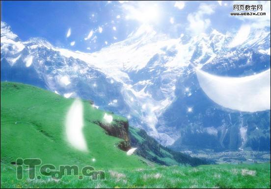 photoshop照片合成教程:夢(mèng)幻雪山-網(wǎng)頁設(shè)計(jì)