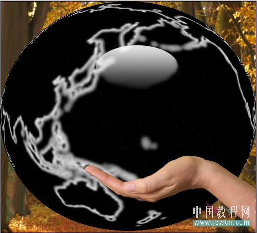 photoshop創(chuàng)意:人物素材合成到水晶地球
