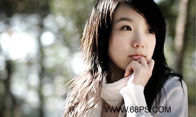 photoshop通道選區處理美女照片_網頁設計webjx.com轉載
