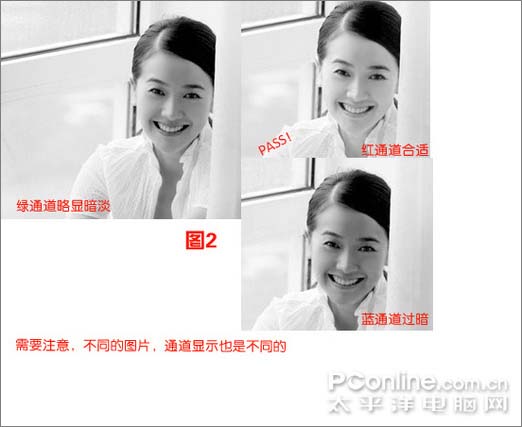 photoshop通道調整偏暗人物照片_webjx.com