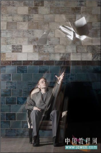 photoshop濾鏡為照片做光線照射效果