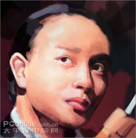 photoshop wacom繪制張國榮教程 photoshop wacom繪制張國榮教程