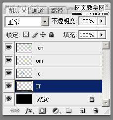 photoshop文字特效:晶瑩的損邊的玻璃字-www.webjx.com