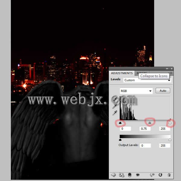 photoshop照片合成:惡魔炸毀城市特效_網(wǎng)頁設(shè)計