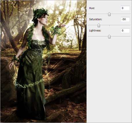 photoshop照片合成:制作奇幻森林場(chǎng)景_網(wǎng)頁(yè)設(shè)計(jì)