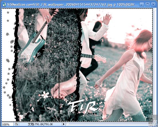 photoshop調(diào)制一種藍(lán)色調(diào)非主流照片